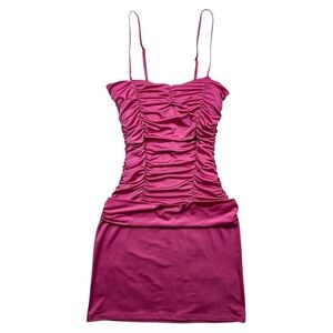 90’s Y2K Ruched Bodycon Mini Dress